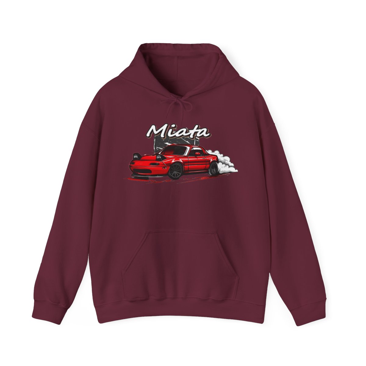 MX5 Initial D Men Hoodies Drift Mazda Print Car Hoodie - alternate angle 3, merchandise